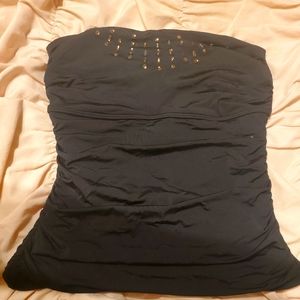 Black tube swim top 36D/DD